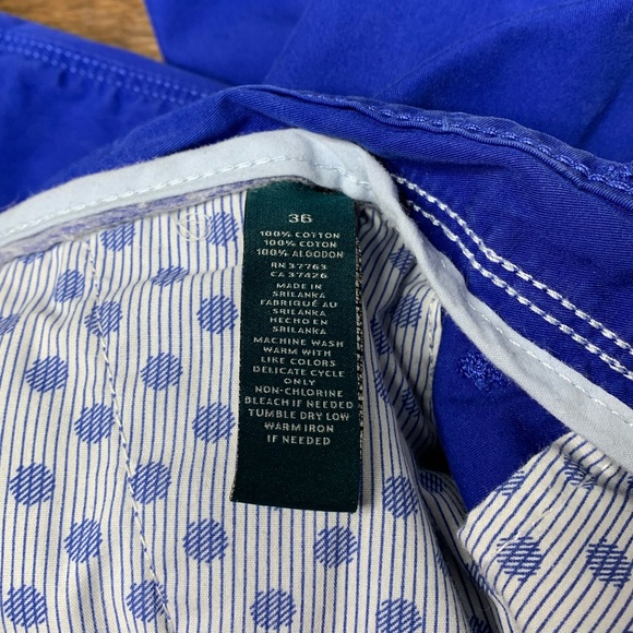 Perry Ellis Flat Front Above Knee Casual Shorts 36 - Picture 6 of 6